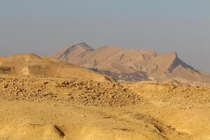 timna montaña rango en Eilat en del Sur Israel. foto