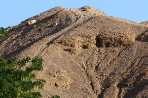 timna montaña rango en Eilat en del Sur Israel. foto