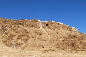 timna montaña rango en Eilat en del Sur Israel. foto