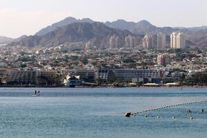 Timna mountain range in Eilat in southern Israel. photo