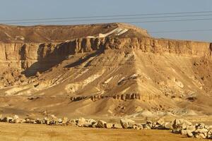 Timna mountain range in Eilat in southern Israel. photo