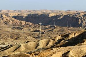 timna montaña rango en Eilat en del Sur Israel. foto