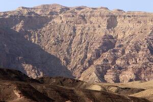 Timna mountain range in Eilat in southern Israel. photo