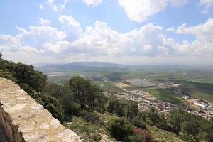 Landscape in the mountains in northern Israel. photo