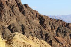 Timna mountain range in Eilat in southern Israel. photo