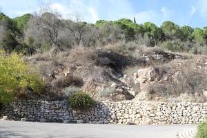 Landscape in the mountains in northern Israel. photo