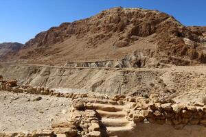 Timna mountain range in Eilat in southern Israel. photo