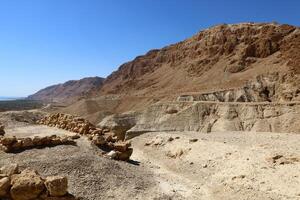 Timna mountain range in Eilat in southern Israel. photo