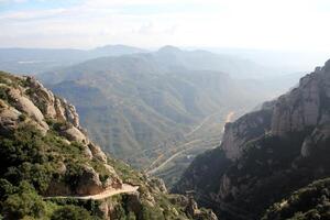 Landscape in the mountains with views of pristine nature. photo