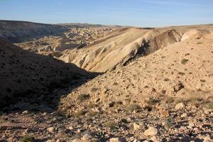 The Negev is a desert in the Middle East, located in Israel and occupying about 60 of its territory. photo