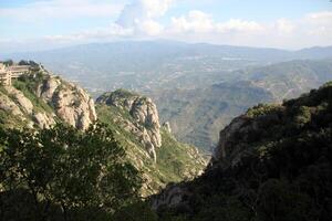 Landscape in the mountains with views of pristine nature. photo