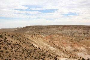 The Negev is a desert in the Middle East, located in Israel and occupying about 60 of its territory. photo