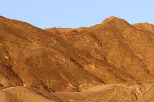 Timna mountain range in Eilat in southern Israel. photo