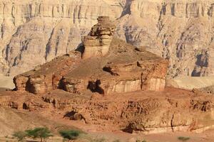 Timna mountain range in Eilat in southern Israel. photo