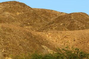 Timna mountain range in Eilat in southern Israel. photo