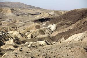 The Negev is a desert in the Middle East, located in Israel and occupying about 60 of its territory. photo