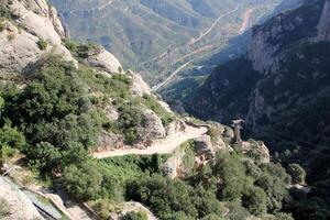 Landscape in the mountains with views of pristine nature. photo