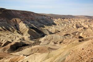 The Negev is a desert in the Middle East, located in Israel and occupying about 60 of its territory. photo