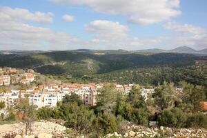 Landscape in the mountains with views of pristine nature. photo