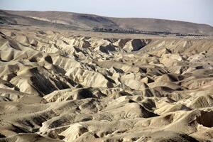 The Negev is a desert in the Middle East, located in Israel and occupying about 60 of its territory. photo