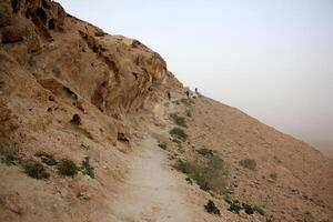 The Negev is a desert in the Middle East, located in Israel and occupying about 60 of its territory. photo