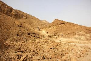 The Negev is a desert in the Middle East, located in Israel and occupying about 60 of its territory. photo