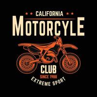 personalizado motocicleta motorista Moda tipografía extremo carreras club camiseta vestir estampilla, pegatina emblema, tipografía imprimir, tela paño. gótico caligrafía. California hipster retro Insignia Clásico vector