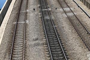 A new railway is being built. photo