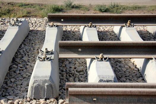 A new railway is being built. photo