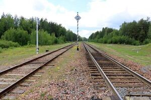 A new railway is being built. photo