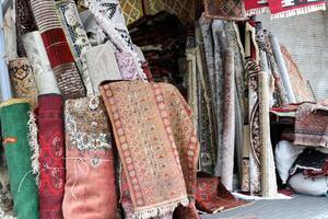 Tel Aviv Israel 04 05 2024. Various goods and clothes are displayed on display in a store in a large shopping center. photo