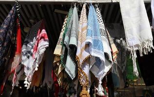 Tel Aviv Israel 04 05 2024. Various goods and clothes are displayed on display in a store in a large shopping center. photo