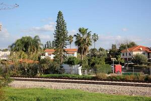 un nuevo ferrocarril es siendo construido. foto