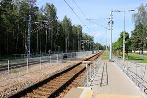 A new railway is being built. photo