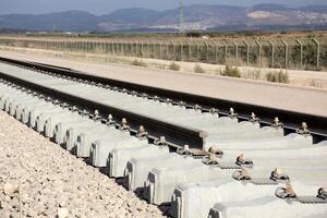 A new railway is being built. photo