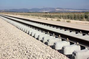 A new railway is being built. photo