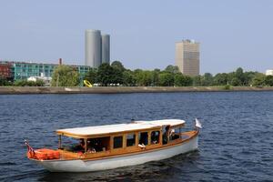 25 07 2023 Riga Latvia. Riga, the capital of Latvia, is located on the banks of the Daugava River at its confluence with the Gulf of Riga. photo