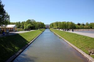 12 05 2023 St. Petersburg Russia. St. Petersburg is located in the north-west of the country on the coast of the Gulf of Finland at the mouth of the Neva River. photo