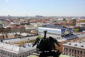 12 05 2023 St. Petersburg Russia. St. Petersburg is located in the north-west of the country on the coast of the Gulf of Finland at the mouth of the Neva River. photo