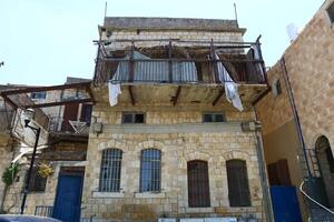 06 30 2023 Safed Israel. Ancient city of Safed, city of Kabbalists and artists photo