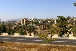 06 30 2023 Safed Israel. Ancient city of Safed, city of Kabbalists and artists photo