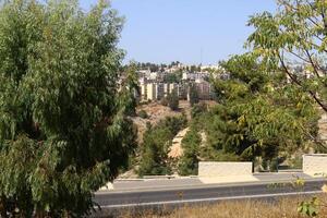 06 30 2023 Safed Israel. Ancient city of Safed, city of Kabbalists and artists photo