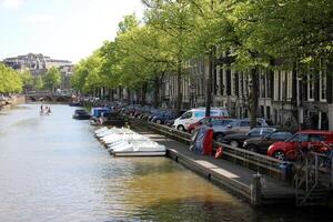 Amsterdam Netherlands 14 05 2023 . Amsterdam, the national capital of the Netherlands, is located in the west of the country. photo