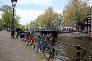 Amsterdam Netherlands 14 05 2023 . Amsterdam, the national capital of the Netherlands, is located in the west of the country. photo