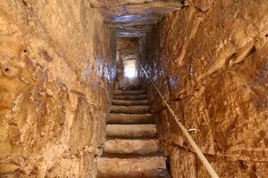 02 12 2024 Haifa Israel. Yehiam is the ruins of a Crusader and Ottoman-era fortress in western Galilee, Israel. photo