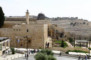 Jerusalem Israel 08 20 2023. The city of Jerusalem is the capital of the state of Israel. photo