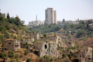 Jerusalem Israel 08 20 2023. The city of Jerusalem is the capital of the state of Israel. photo