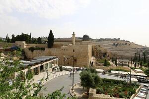 Jerusalem Israel 08 20 2023. The city of Jerusalem is the capital of the state of Israel. photo