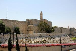 Jerusalem Israel 08 20 2023. The city of Jerusalem is the capital of the state of Israel. photo