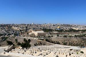 Jerusalem Israel 08 20 2023. The city of Jerusalem is the capital of the state of Israel. photo